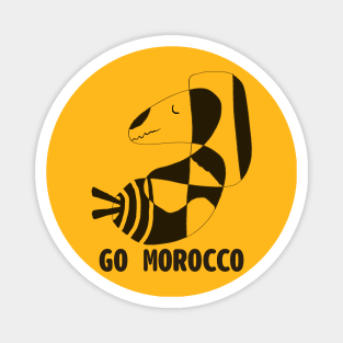 GO MOROCCO Magnet